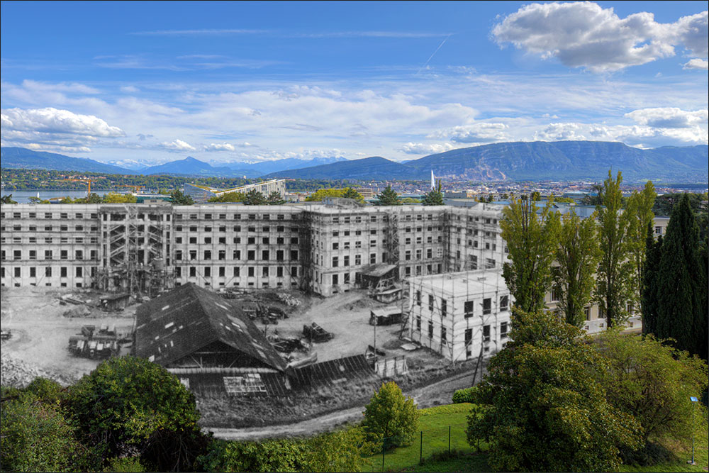 Palais des Nations under construction - 1 November 1932