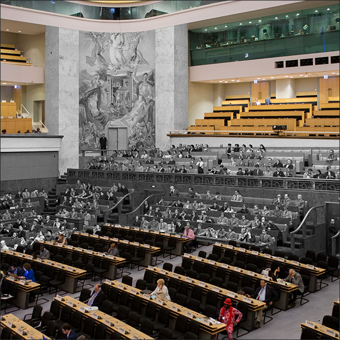 Commémoration dans la salle de l'assemblée - 24 Octobre 1952