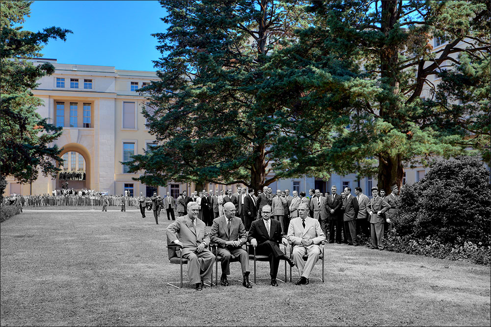 Rencontre des 4 grandes puissances - 18 Juillet 1955