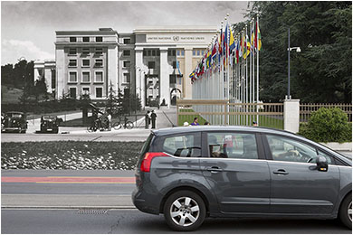 La place des Nations - 1951