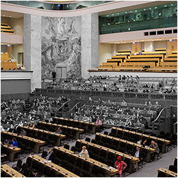 Commémoration dans la salle de l'assemblée - 24 Octobre 1952