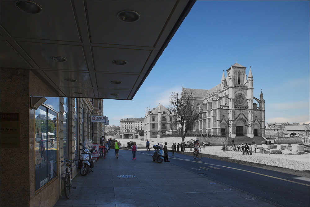 La basilique Notre-Dame - 1859