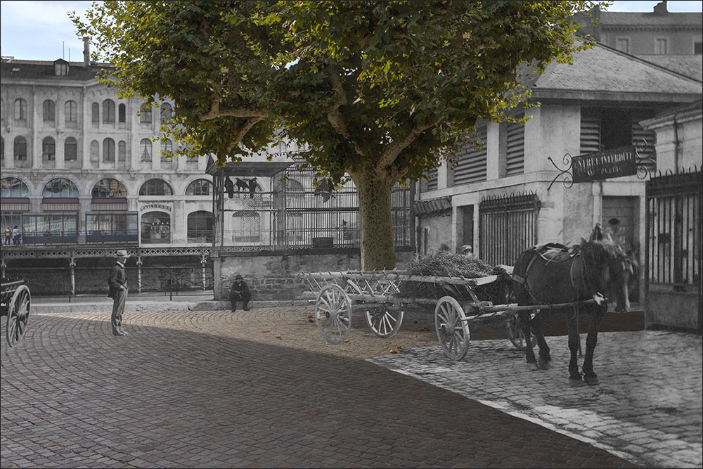 Anciens abattoirs au bout de l'île - 1870