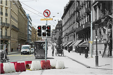 La rue du Mt Blanc - 1862-1872